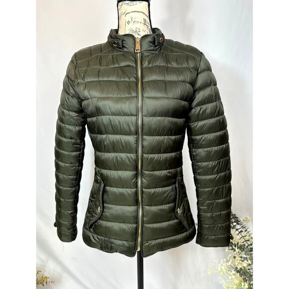 Sweet Look Womens Puffer Jacket Forest Green size L - Picture 5 of 16